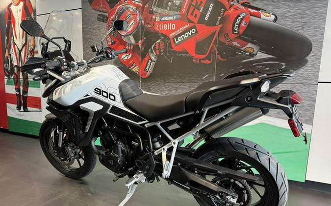 2024 Triumph Tiger 900 GT Snowdonia White Sapphire Black