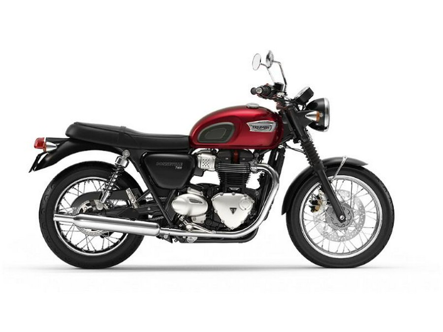 2020 Triumph Bonneville T100 Cranberry Red