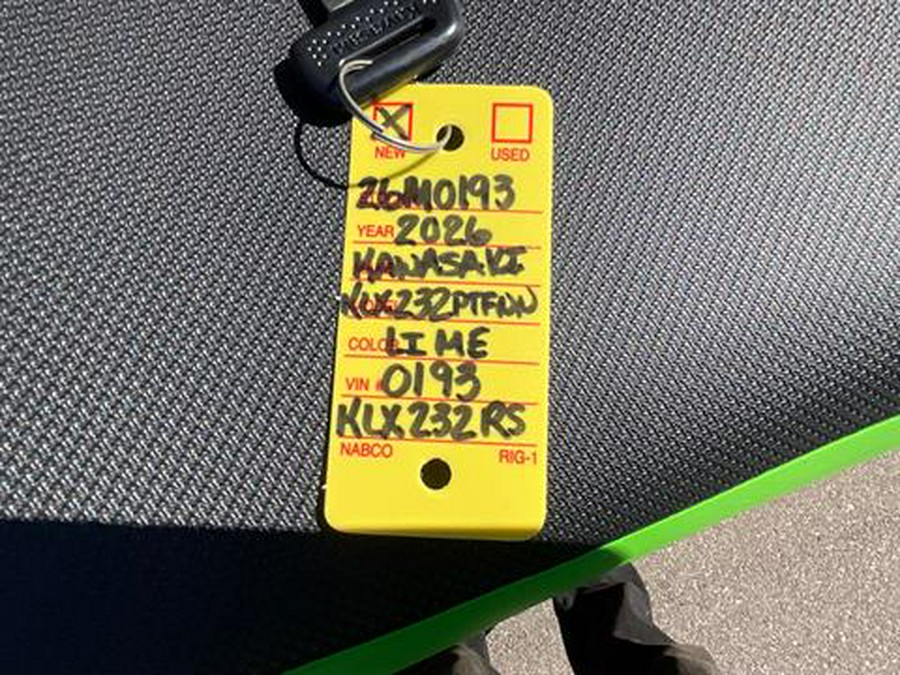 2026 Kawasaki KLX 230R S