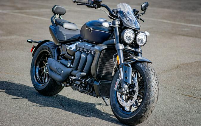 2025 Triumph Rocket 3 Storm GT Matte Sapphire Black and Satin P