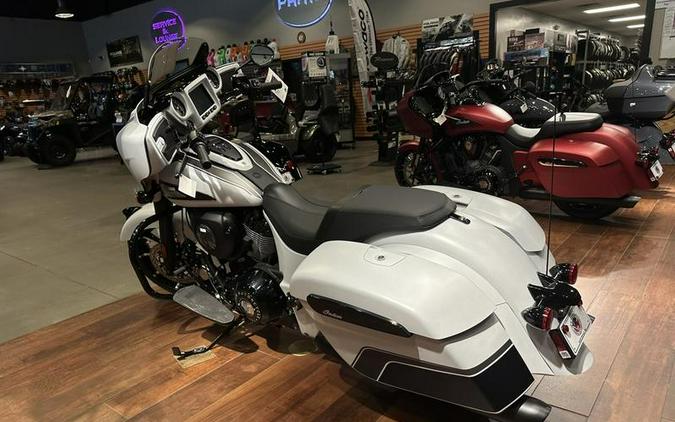 2024 Indian Motorcycle® Chieftain® Dark Horse® Ghost White Metallic Smoke