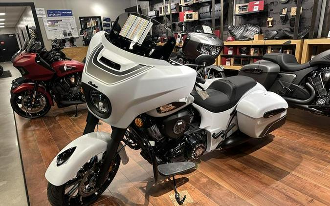 2024 Indian Motorcycle® Chieftain® Dark Horse® Ghost White Metallic Smoke