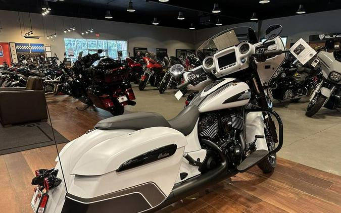 2024 Indian Motorcycle® Chieftain® Dark Horse® Ghost White Metallic Smoke