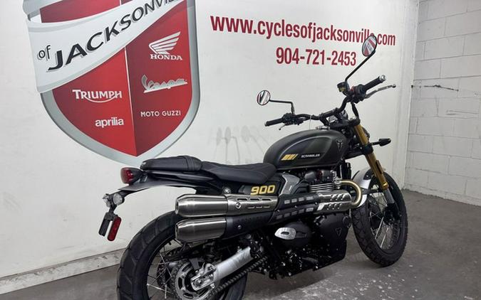 2026 Triumph Scrambler 900 Matt khaki green
