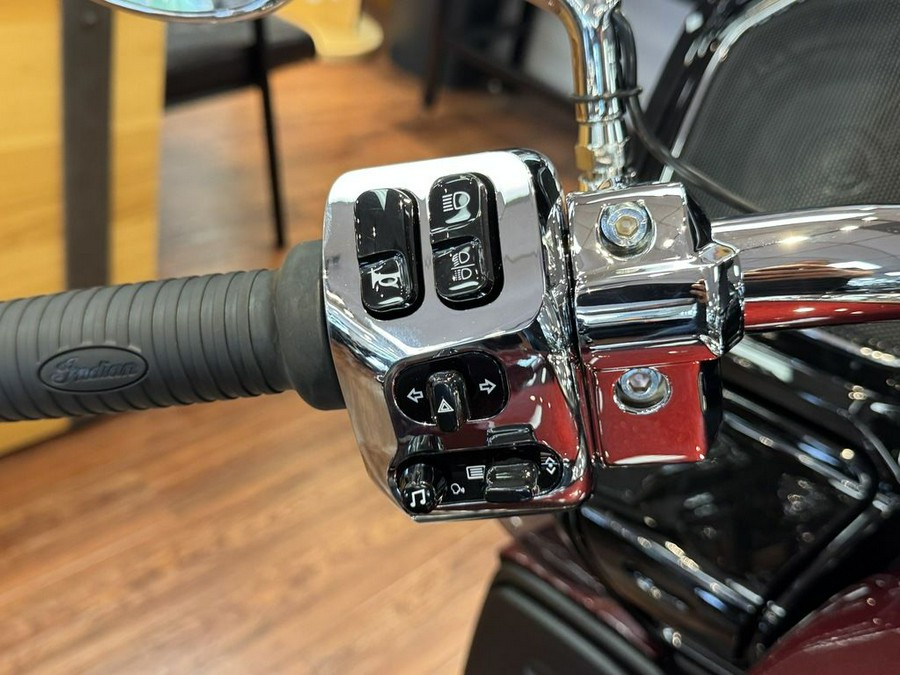 2025 Indian Motorcycle® Pursuit® Limited 112 w/PowerBand Audio Maroon Metallic