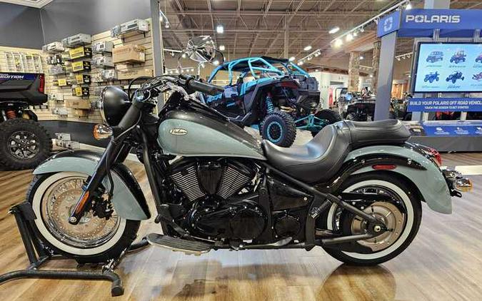 2025 Kawasaki Vulcan 900 Classic Metallic Carbon Gray/Phantom Blue - 108306