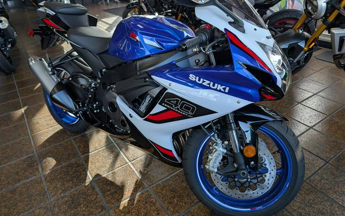 2026 Suzuki GSX-R600Z 40th Anniversary Edition Pearl Vigor Blue / Pearl Tech White
