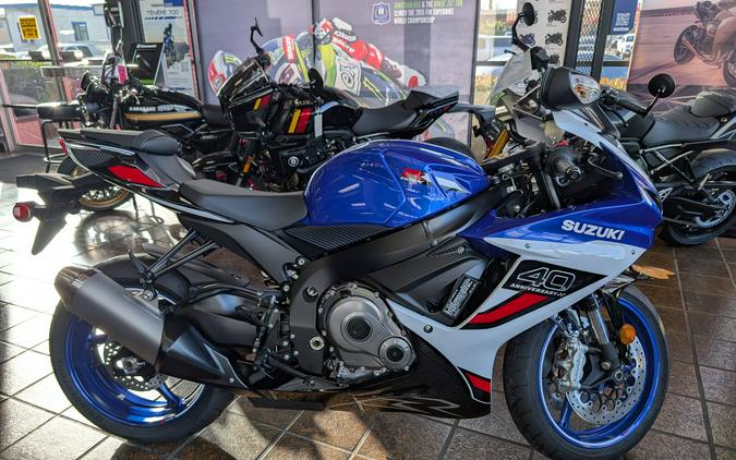 2026 Suzuki GSX-R600Z 40th Anniversary Edition Pearl Vigor Blue / Pearl Tech White