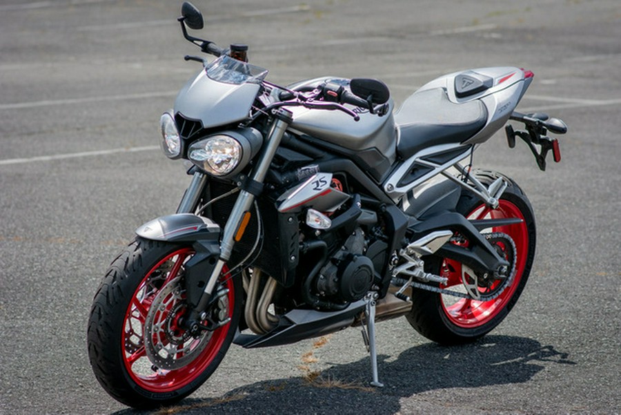 2018 Triumph Street Triple RS Matt Silver Ice