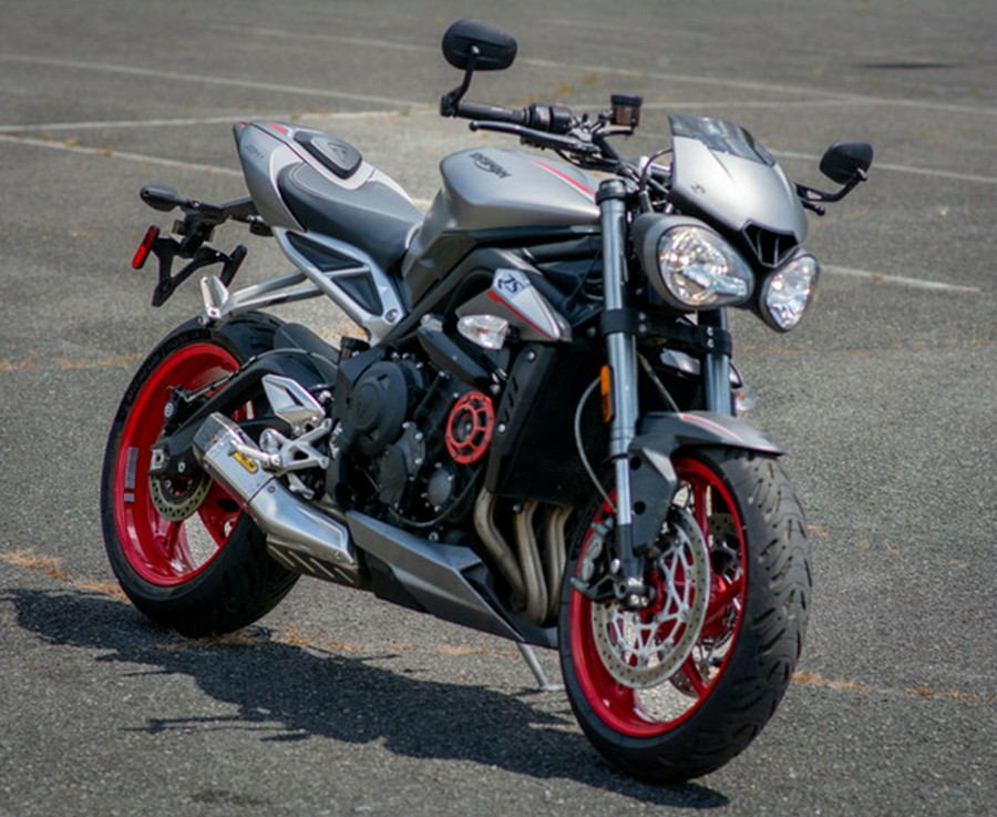 2018 Triumph Street Triple RS Matt Silver Ice