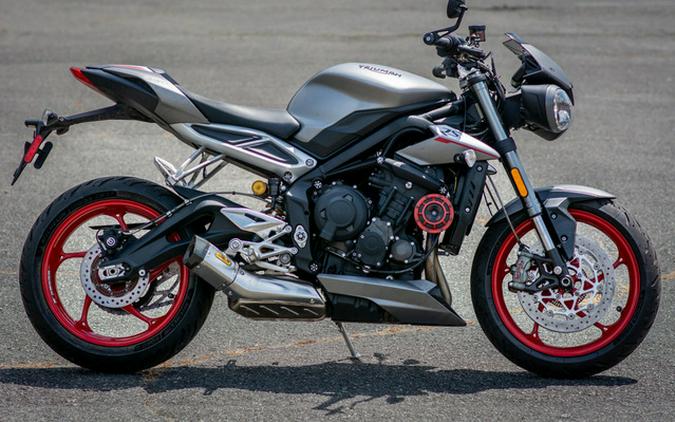 2018 Triumph Street Triple RS Matt Silver Ice