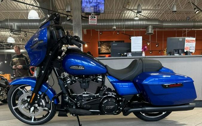 2024 FLHX - ALL NEW FOR 2024 STREET GLIDE IN BLUE BURST W BLACK MOTOR! IN STOCK!