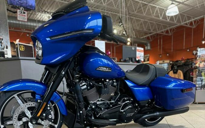 2024 FLHX - ALL NEW FOR 2024 STREET GLIDE IN BLUE BURST W BLACK MOTOR! IN STOCK!