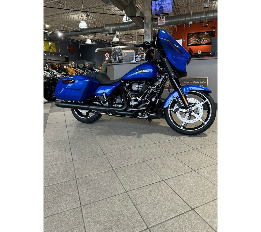 2024 FLHX - ALL NEW FOR 2024 STREET GLIDE IN BLUE BURST W BLACK MOTOR! IN STOCK!