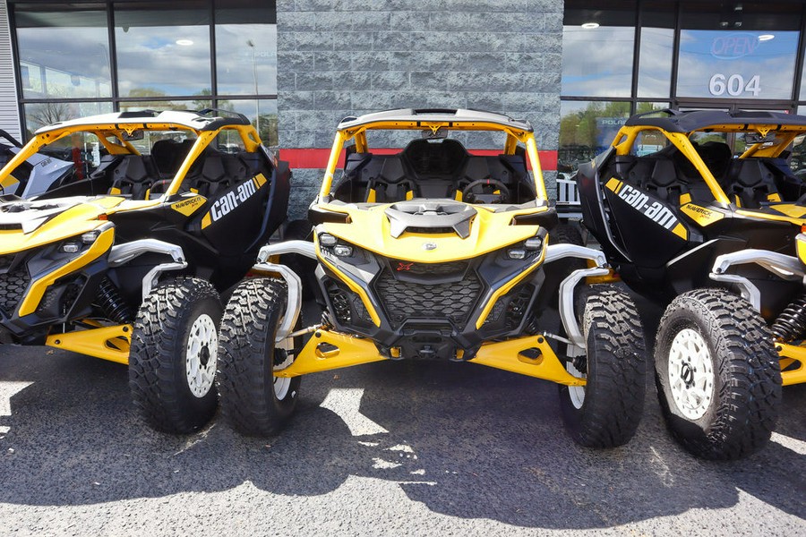 2024 Can-Am® Maverick R X RS Carbon Black & Neo Yellow