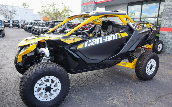 2024 Can-Am® Maverick R X RS Carbon Black & Neo Yellow