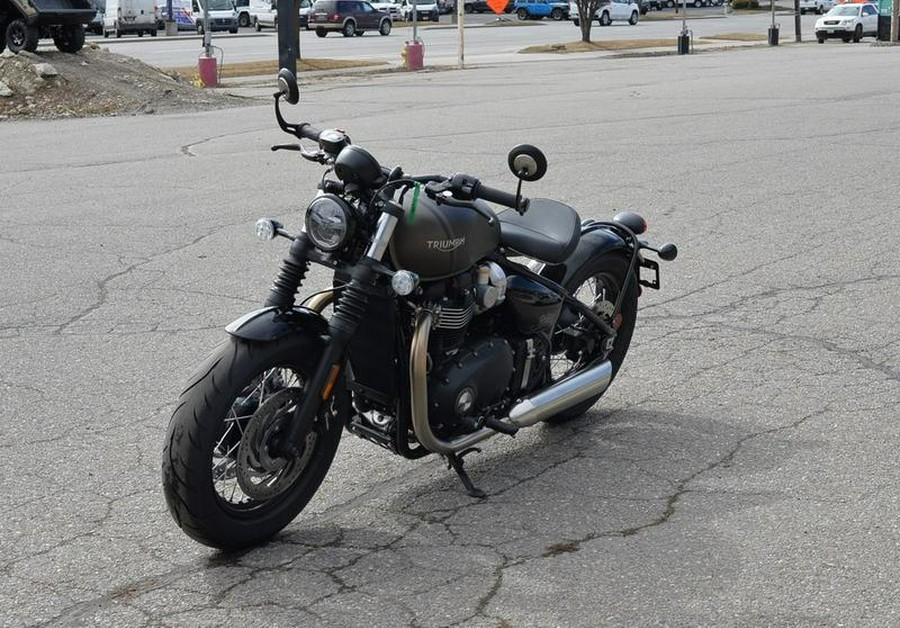 2023 Triumph Bonneville Bobber Matte Storm Grey/Matte Ironstone