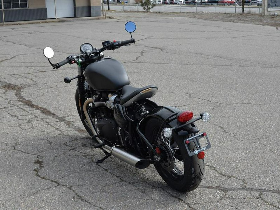 2023 Triumph Bonneville Bobber Matte Storm Grey/Matte Ironstone