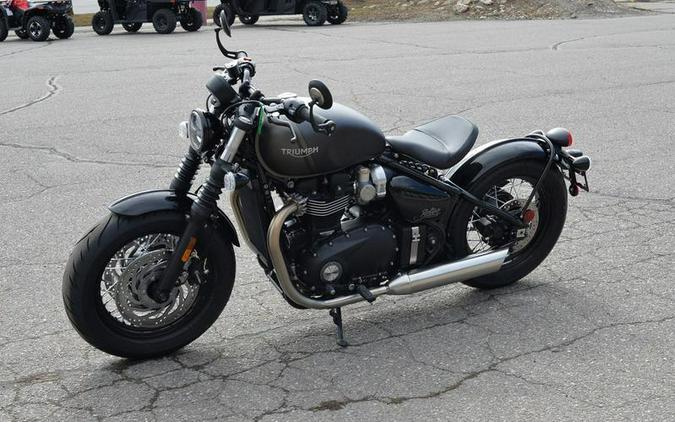 2023 Triumph Bonneville Bobber Matte Storm Grey/Matte Ironstone