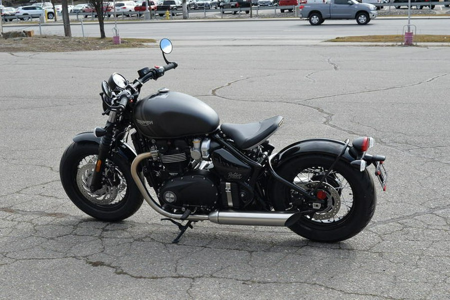 2023 Triumph Bonneville Bobber Matte Storm Grey/Matte Ironstone