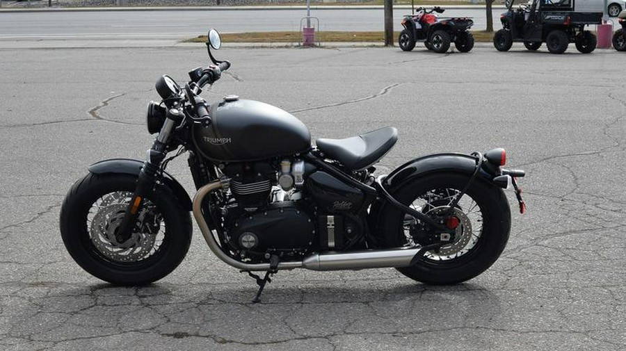 2023 Triumph Bonneville Bobber Matte Storm Grey/Matte Ironstone