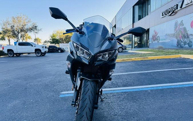 2022 Kawasaki Ninja 650 ABS Metallic Matte Graphenesteel Gray