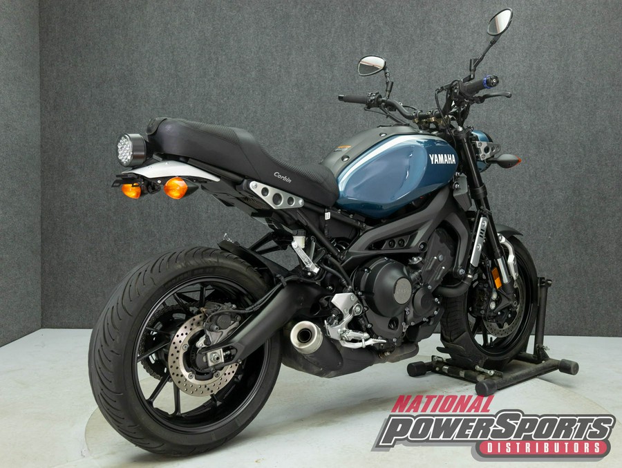 2017 YAMAHA XSR900 W/ABS