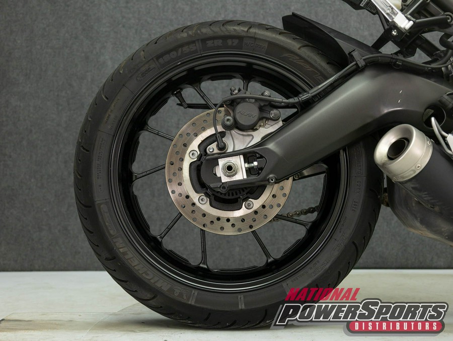 2017 YAMAHA XSR900 W/ABS