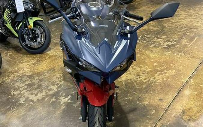 2026 Kawasaki Ninja® 500 ABS Metallic Matte Twilight Blue