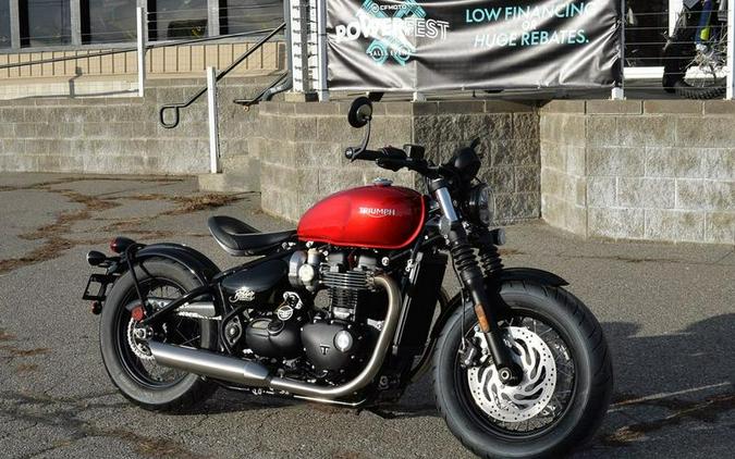 2023 Triumph Bonneville Bobber Red Hopper