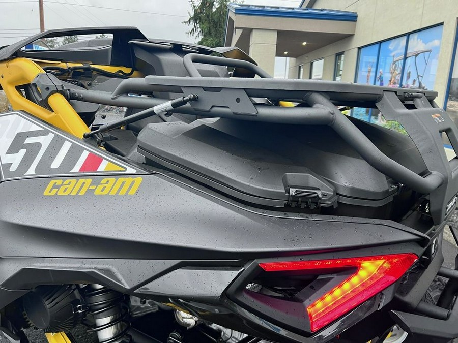 2024 Can-Am® Maverick R X RS with Smart-Shox Carbon Black & Neo Yellow