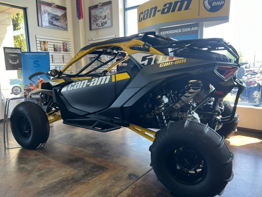 2024 Can-Am® Maverick R X RS with Smart-Shox Carbon Black & Neo Yellow