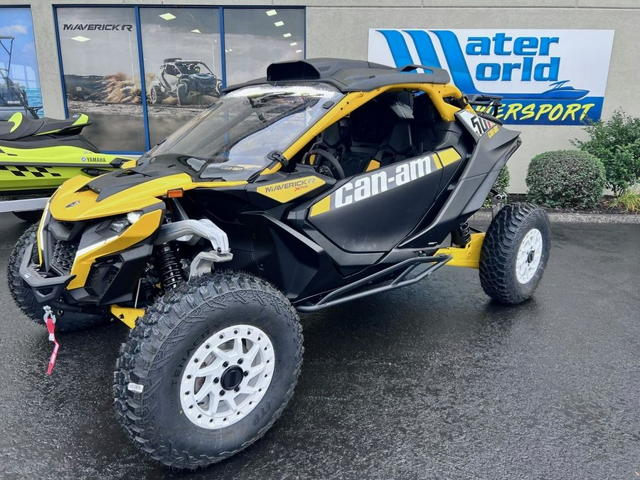 2024 Can-Am® Maverick R X RS with Smart-Shox Carbon Black & Neo Yellow