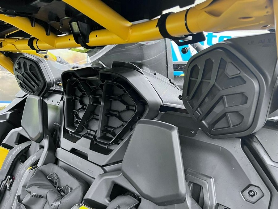 2024 Can-Am® Maverick R X RS with Smart-Shox Carbon Black & Neo Yellow