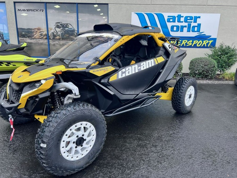 2024 Can-Am® Maverick R X RS with Smart-Shox Carbon Black & Neo Yellow