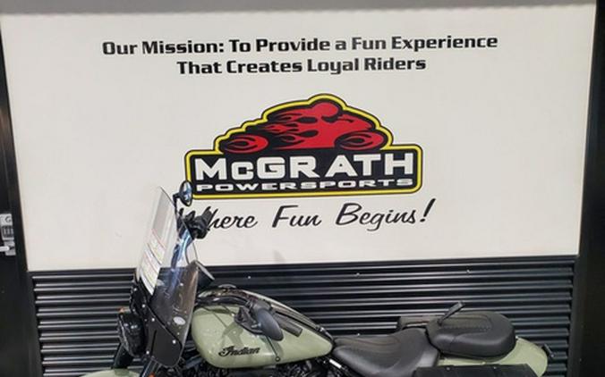 2025 Indian Super Chief Dark Horse Moss Green