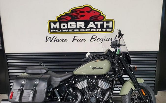 2025 Indian Super Chief Dark Horse Moss Green