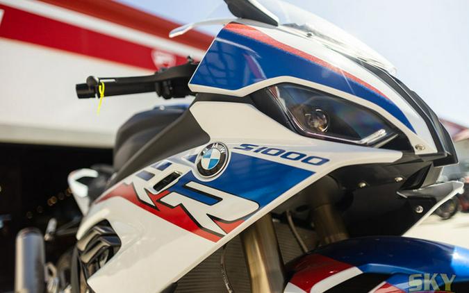 2021 BMW S 1000 RR Light White Racing Blue Racing Red