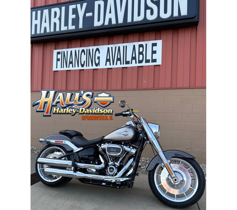 2023 Harley-Davidson Fat Boy 114 Gray Haze/Silver Fortune