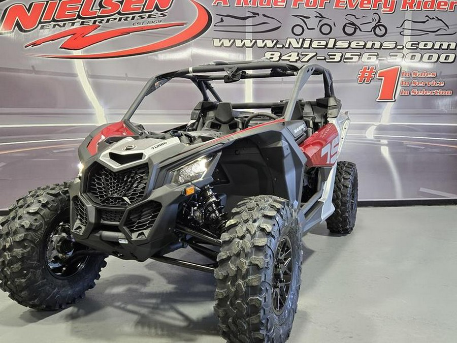 2024 Can-Am® Maverick X3 DS Turbo Fiery Red & Hyper Silver