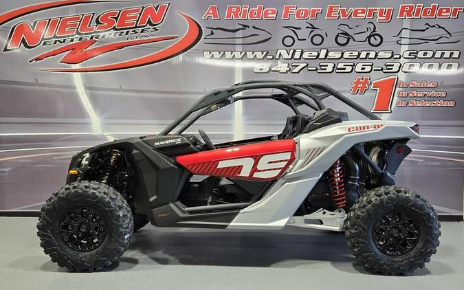 2024 Can-Am® Maverick X3 DS Turbo Fiery Red & Hyper Silver