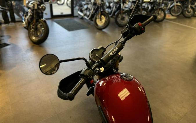 2024 Triumph Scrambler 400 X Carnival Red / Phantom Black