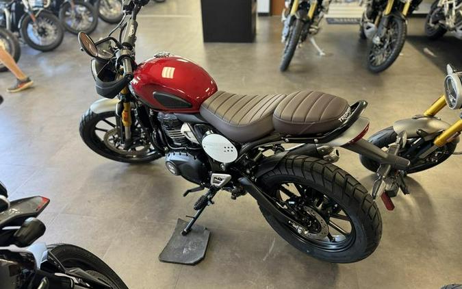 2024 Triumph Scrambler 400 X Carnival Red / Phantom Black