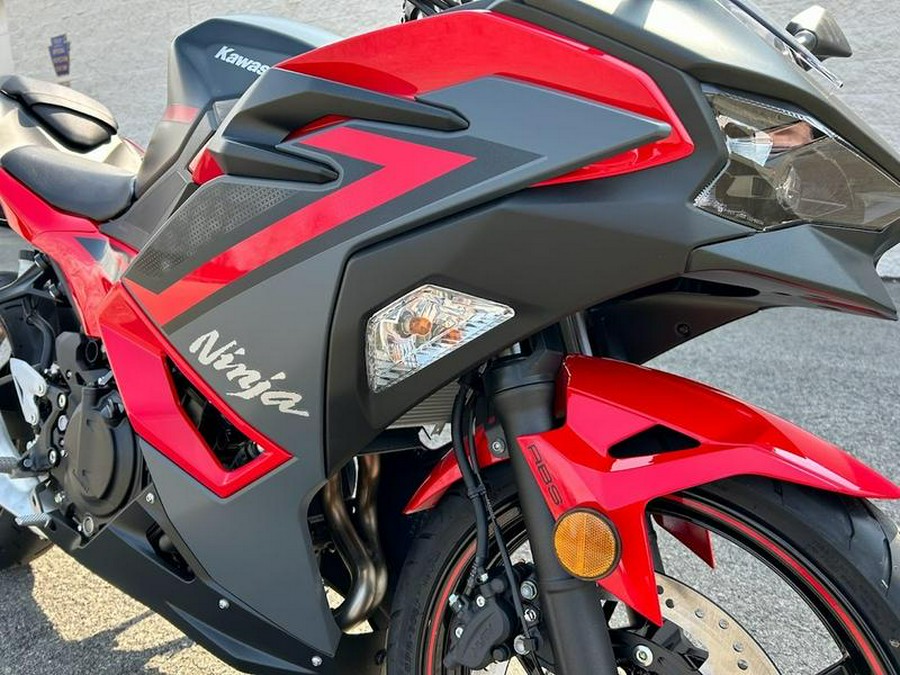 2024 Kawasaki Ninja® 500 ABS Passion Red/Metallic Flat Spark Black