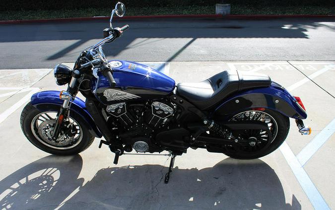 2023 Indian Motorcycle® Scout® ABS Spirit Blue Metallic/Black Metallic