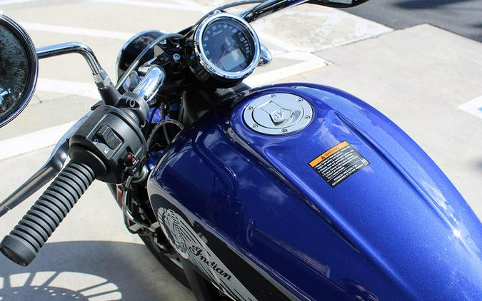 2023 Indian Motorcycle® Scout® ABS Spirit Blue Metallic/Black Metallic