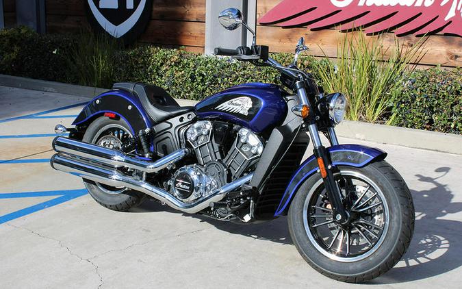 2023 Indian Motorcycle® Scout® ABS Spirit Blue Metallic/Black Metallic