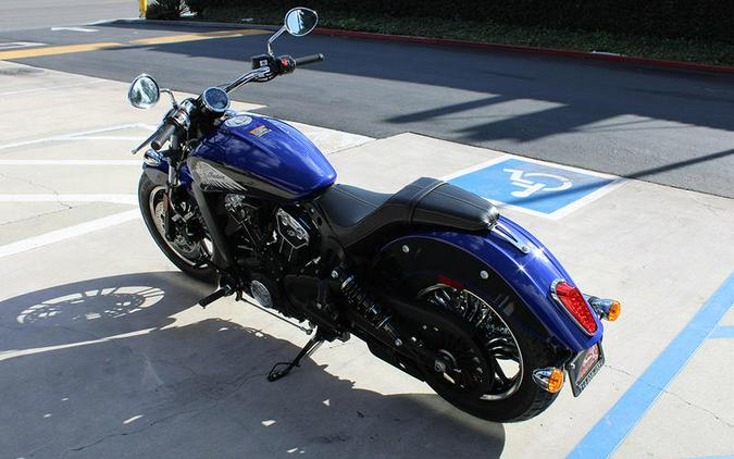 2023 Indian Motorcycle® Scout® ABS Spirit Blue Metallic/Black Metallic