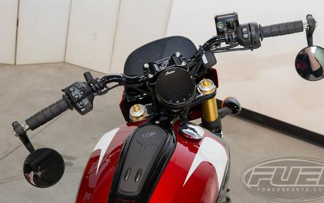 2025 Indian 101 Scout Sunset Red Metallic With Graphics