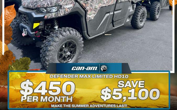 2024 Can-Am® Defender MAX Limited HD10 Wildland Camo